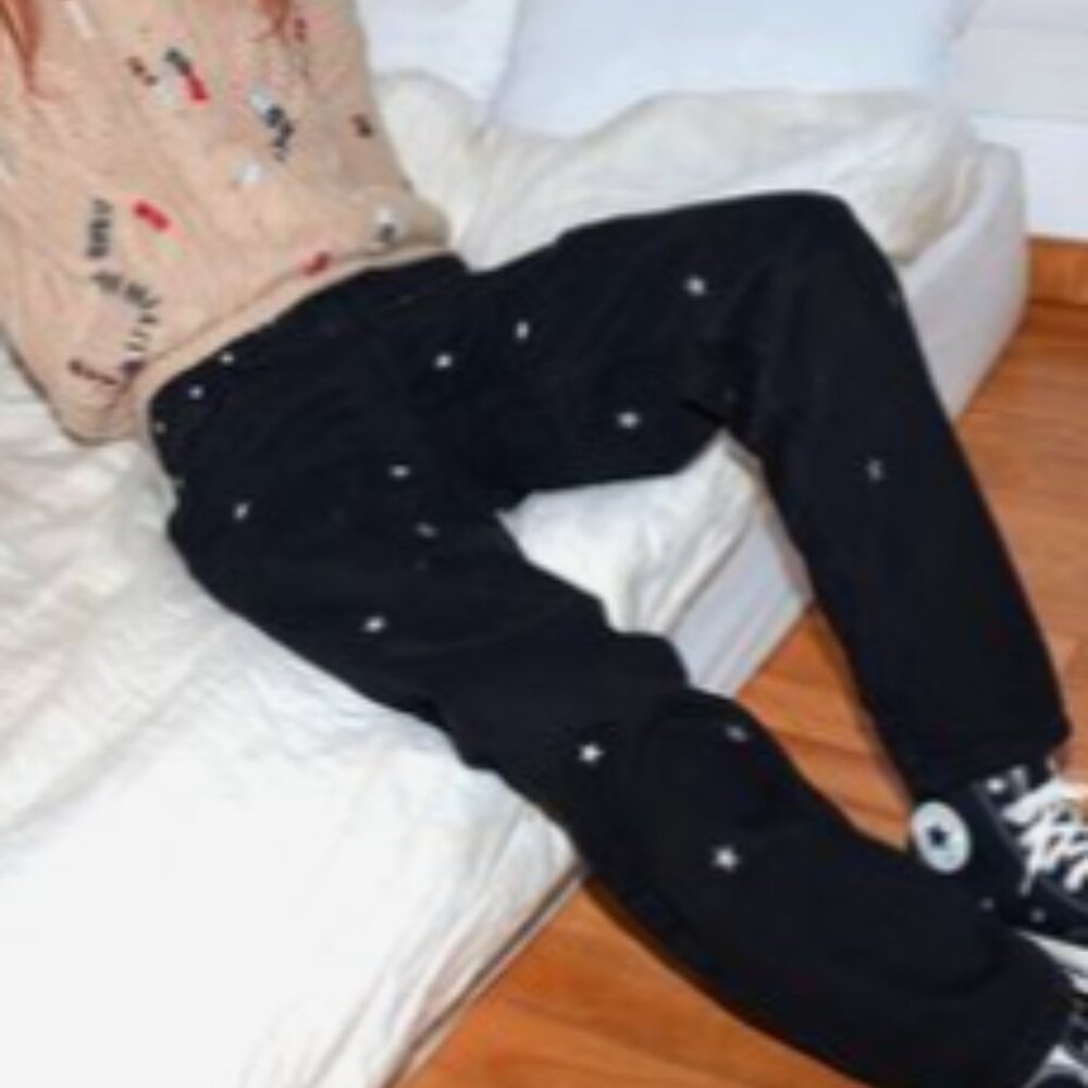 Forever21 Black Flare Leg Jeans Size 26 (Small)
